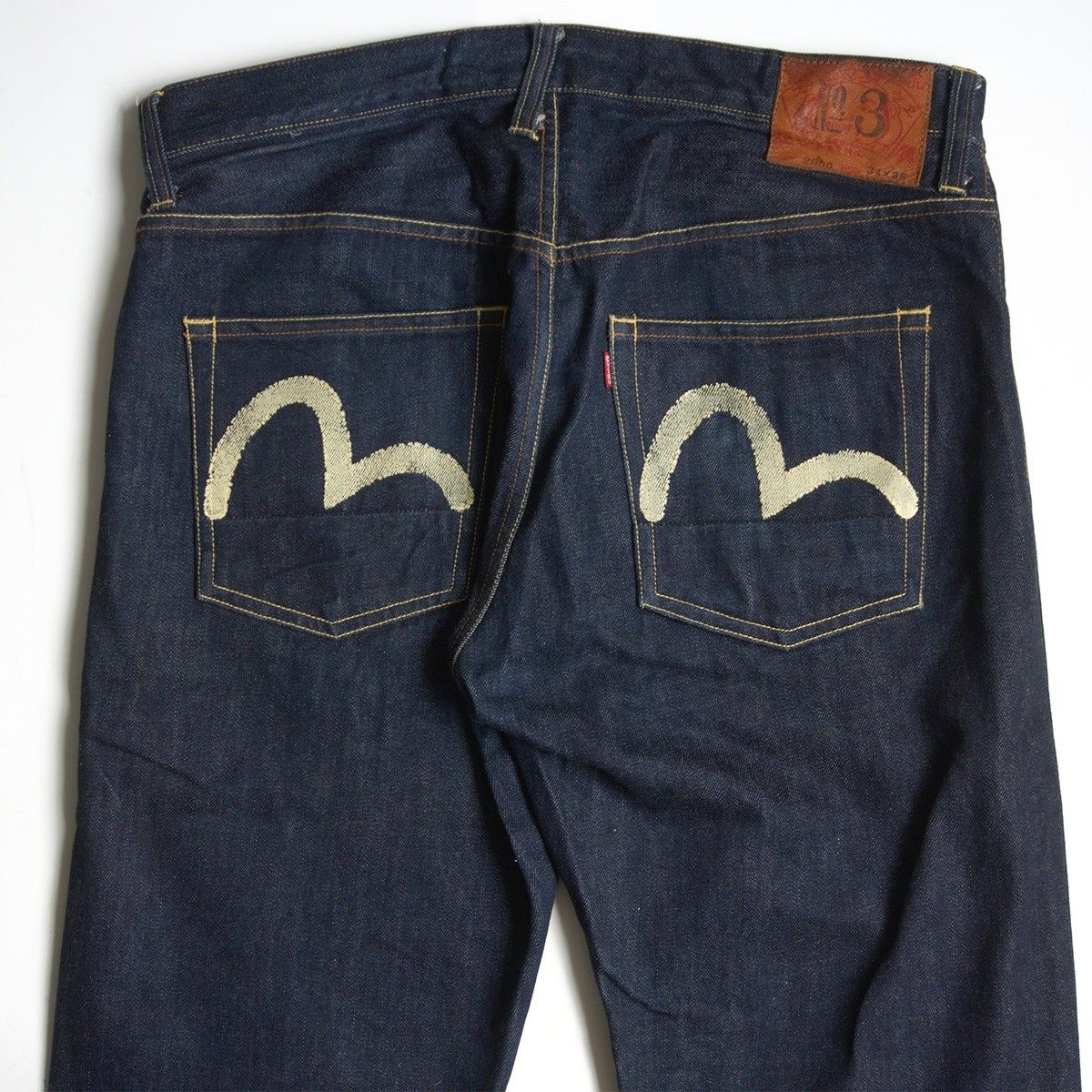 美品/濃紺】EVISU 【LOT.2000 デニムパンツ】34×35 エビス ジーンズ