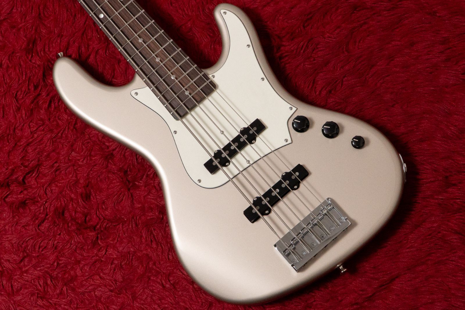 【new】Freedom Custom Guitar Research / C.S. Anthra 5st. Frost Gold MH 4.25kg #26046070【GIB横浜】エレキベース
