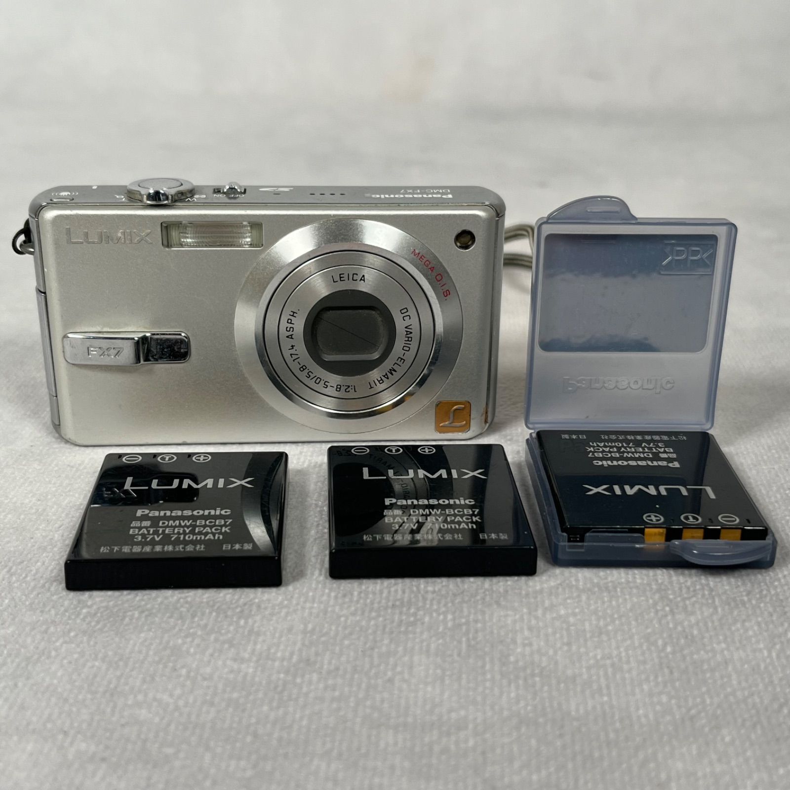 管2605-250】Panasonic パナソニック LUMIX DMC-FX7 シルバー