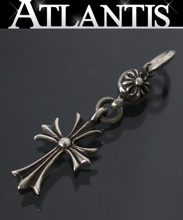 CHROME HEARTS 新宿店 クロムハーツ 1ボール タイニーCHクロス ペンダント メンズ シルバー SV925 31255