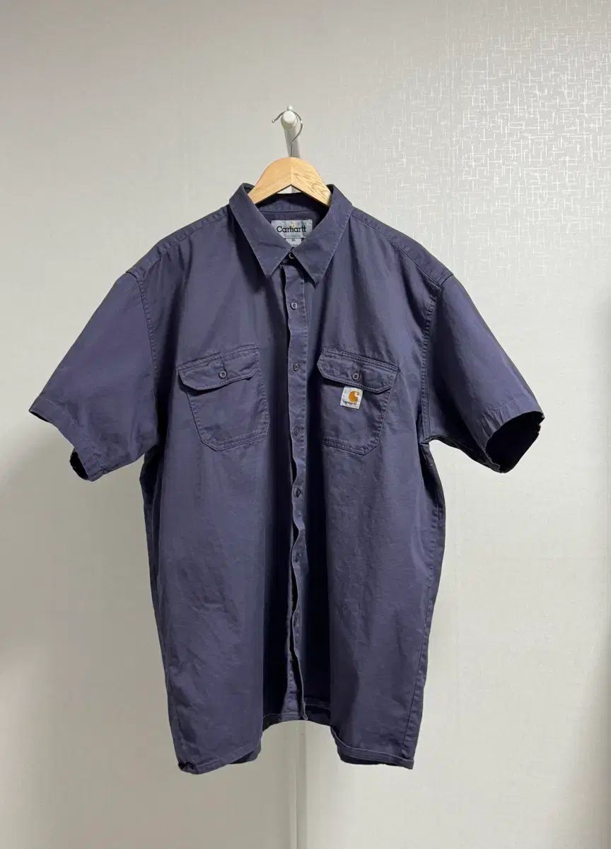 Carhartt カーハート 半袖 シャツ XL PURPLE パープル