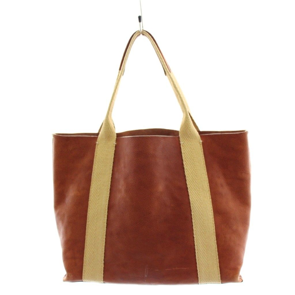 ゲンテン genten ショルダーバッグ ハンドバッグ レザー 茶 ブラウン /AN29