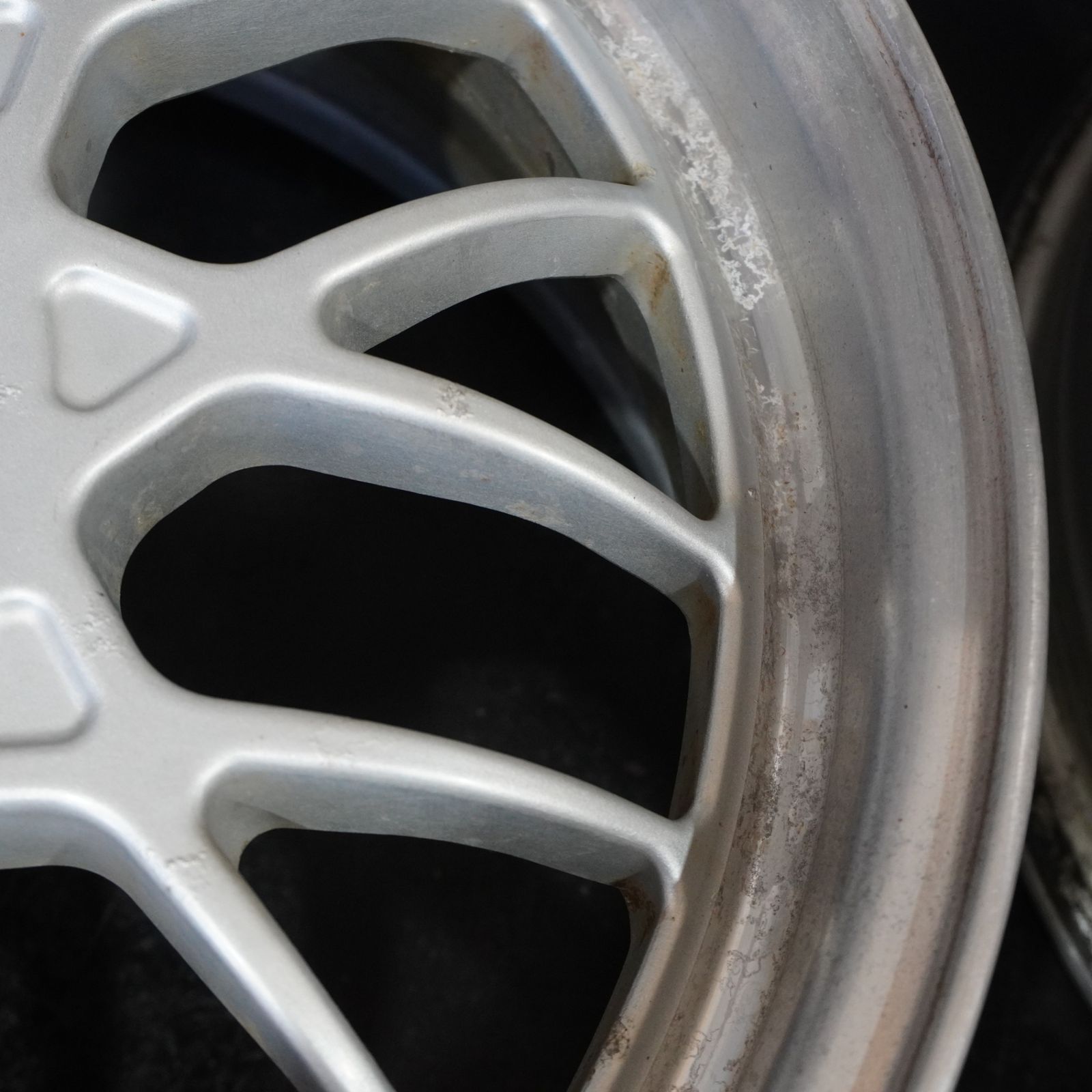 希少 鍛造 スバル 純正オプション BBS製 16in 6.5J +55 5H PCD100 4本