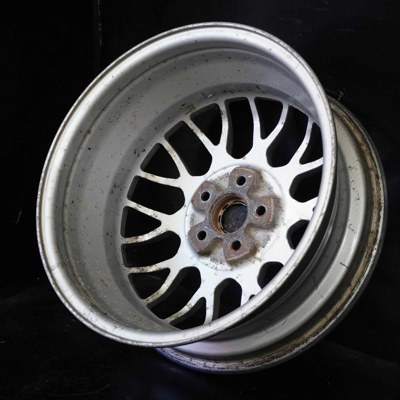希少 鍛造 スバル 純正オプション BBS製 16in 6.5J +55 5H PCD100 4本
