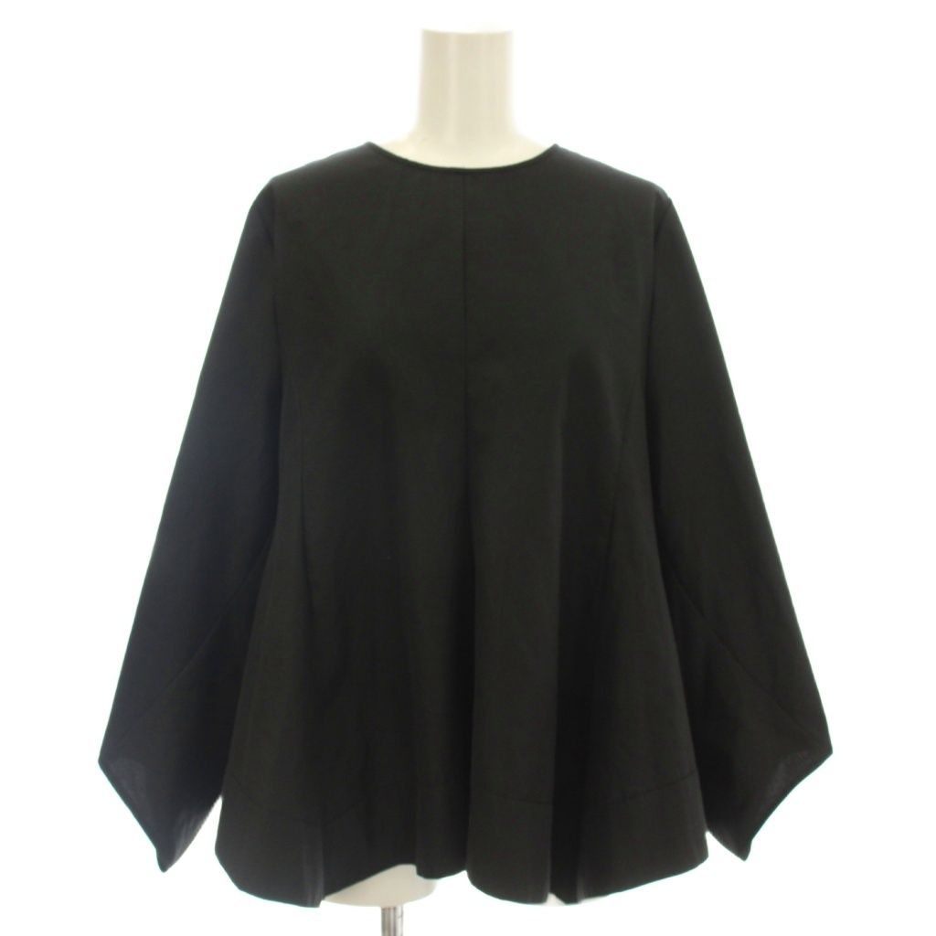 アドーア ADORE 22AW プルオーバー シャツ ブラウス 長袖 フレア 38 黒 ブラック 531-2210024 /☆G 8,449円