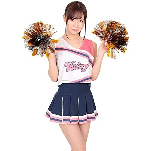 A&TCollection ラブリー チアガール ピンク ユニホーム Mサイズ コスプレ コスチューム レディースma e2435839