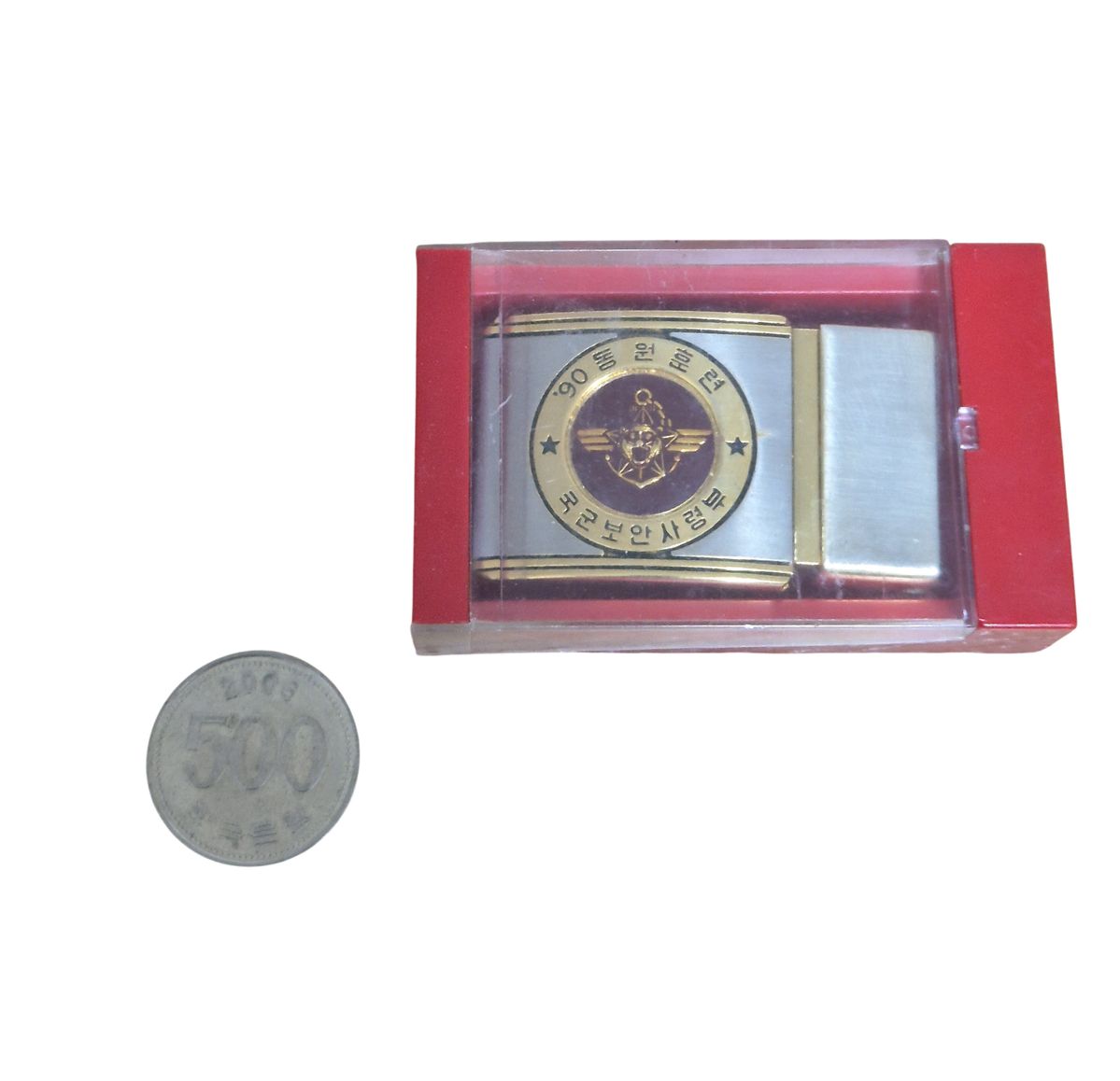 国軍保安司令部 90s オーダーメイド ベルト バックル 軍服 記念品 (FREE 未使用品