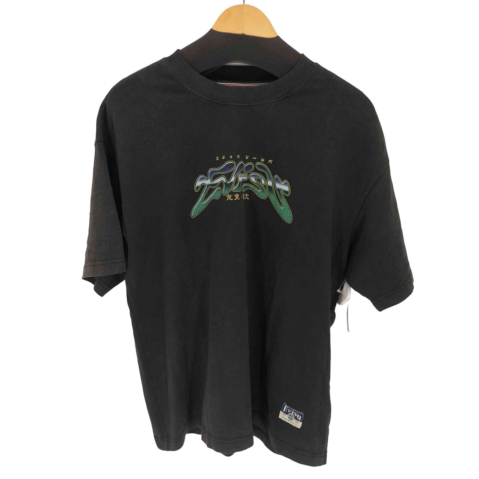 エヴィス EVISU ネオンレオパードプリント Tシャツ メンズ S