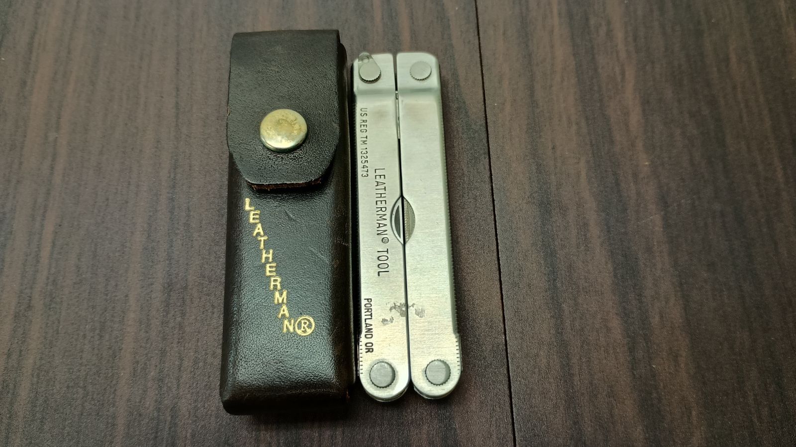 LEATHERMAN マルチツール PST レザーケース付 ペンチ ナイフ 