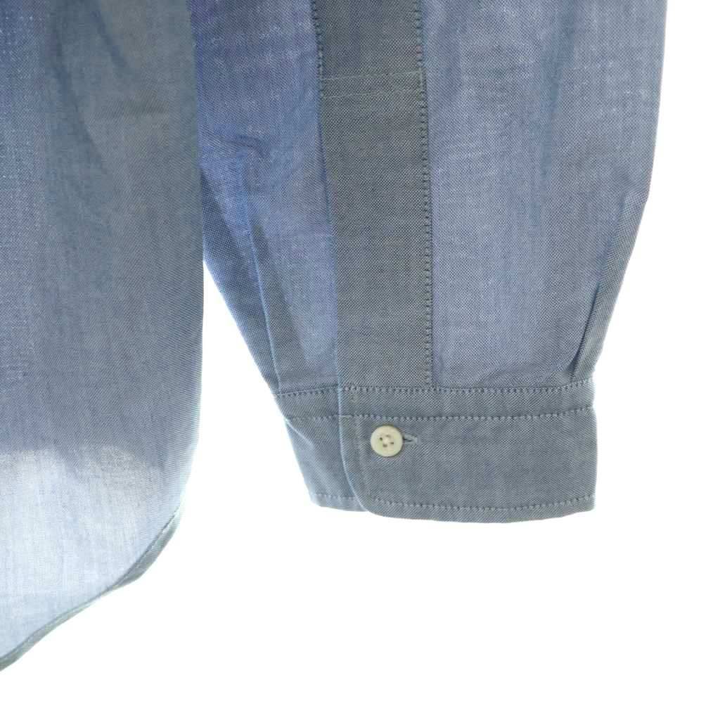 ジーディーシー GDC oxford shirt オックスフォード シャツ BD ボタンダウン ロゴ刺繍 長袖 XL ライトブルー /HS ■OS ■AD