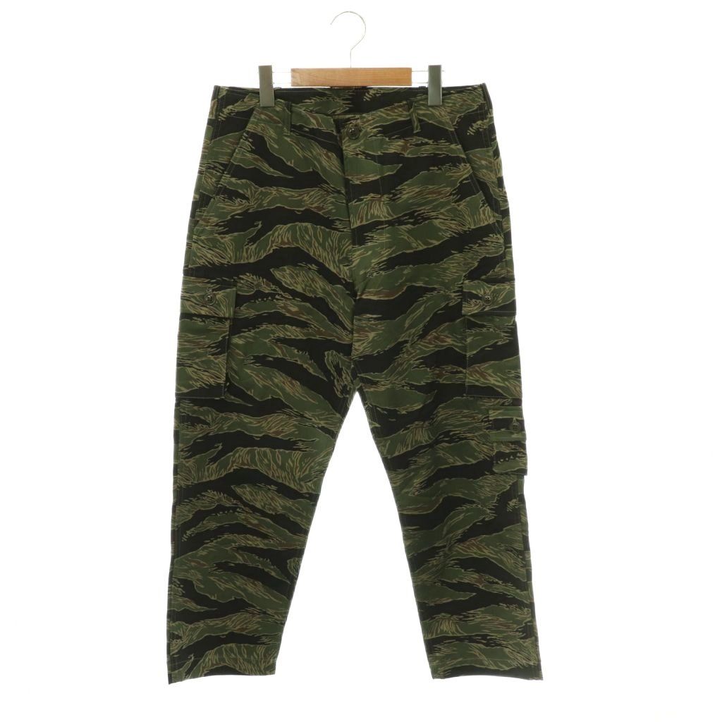 ワコマリア WACKO MARIA × Wolfs Head 26SS Tiger Camo Fatigue Pants カーゴ パンツ タイガーカモ ファティーグパンツ テーパード XL オリーブ /HS ■OS