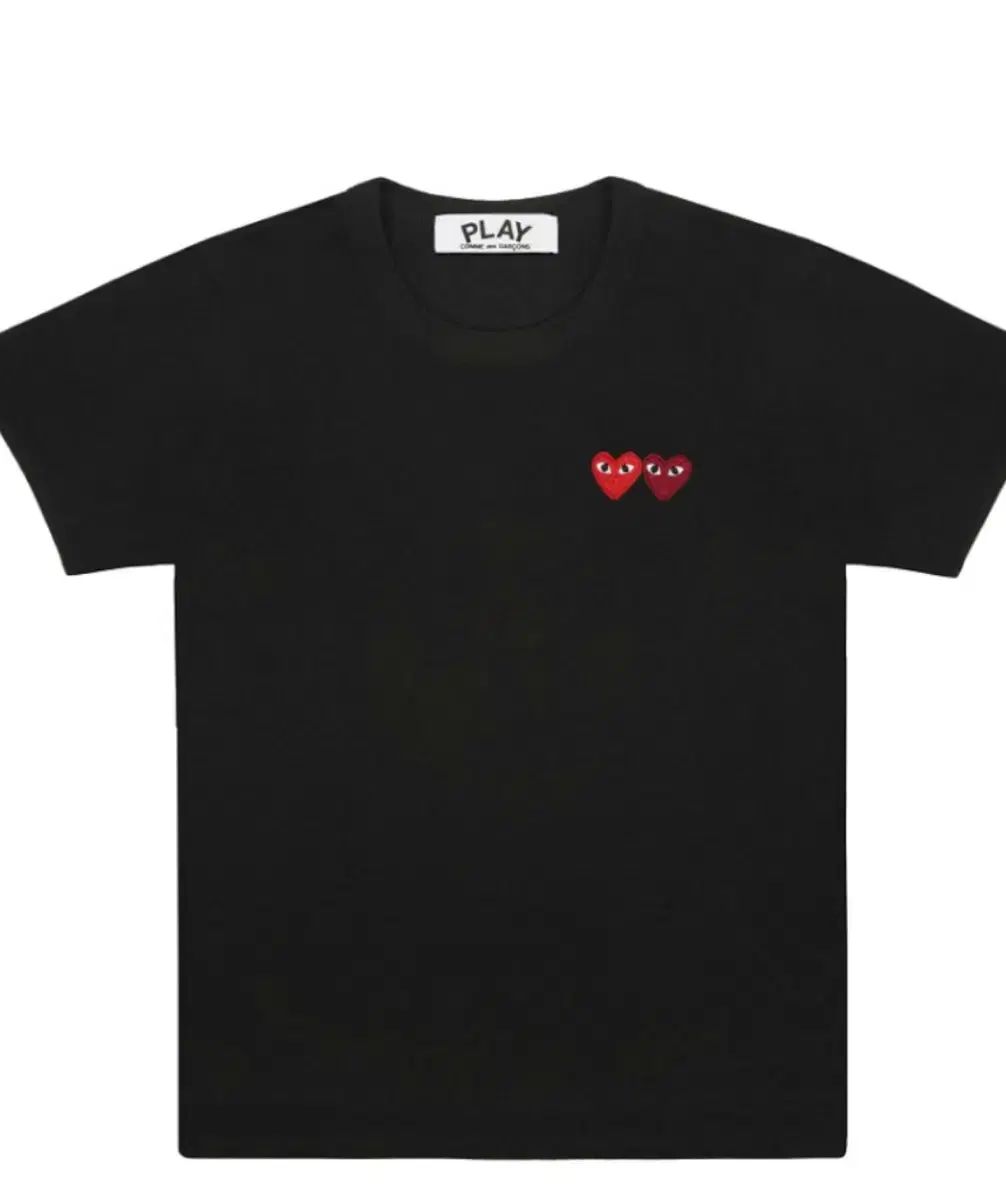 コム・デ・ギャルソン ダブルハート 半袖Tシャツ