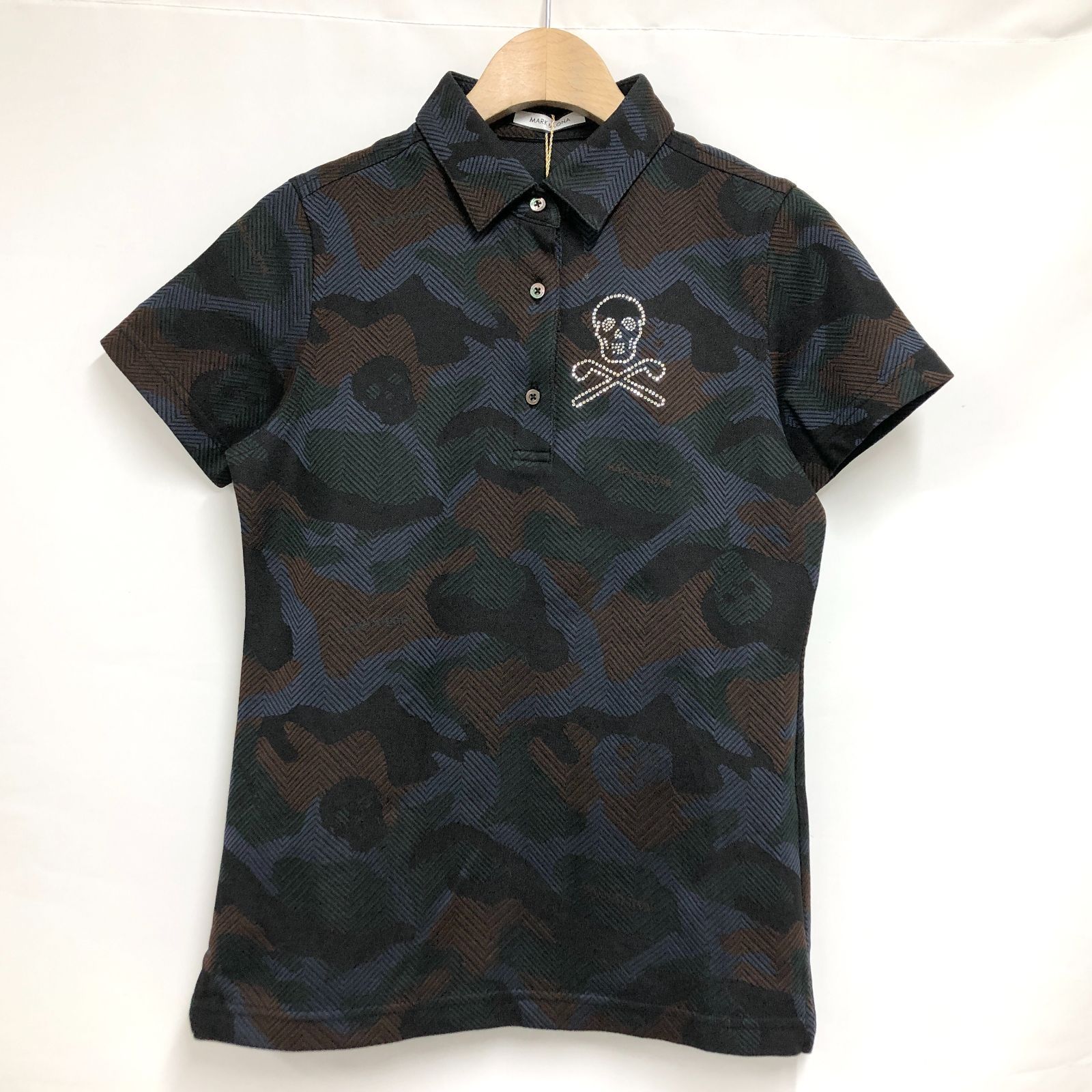 極美品 MARK & LONA カモフラ柄 ポロシャツ 36 新品未使用 MARK&LONA（マークアンドロナ） カモフラ柄 ポロシャツ 36