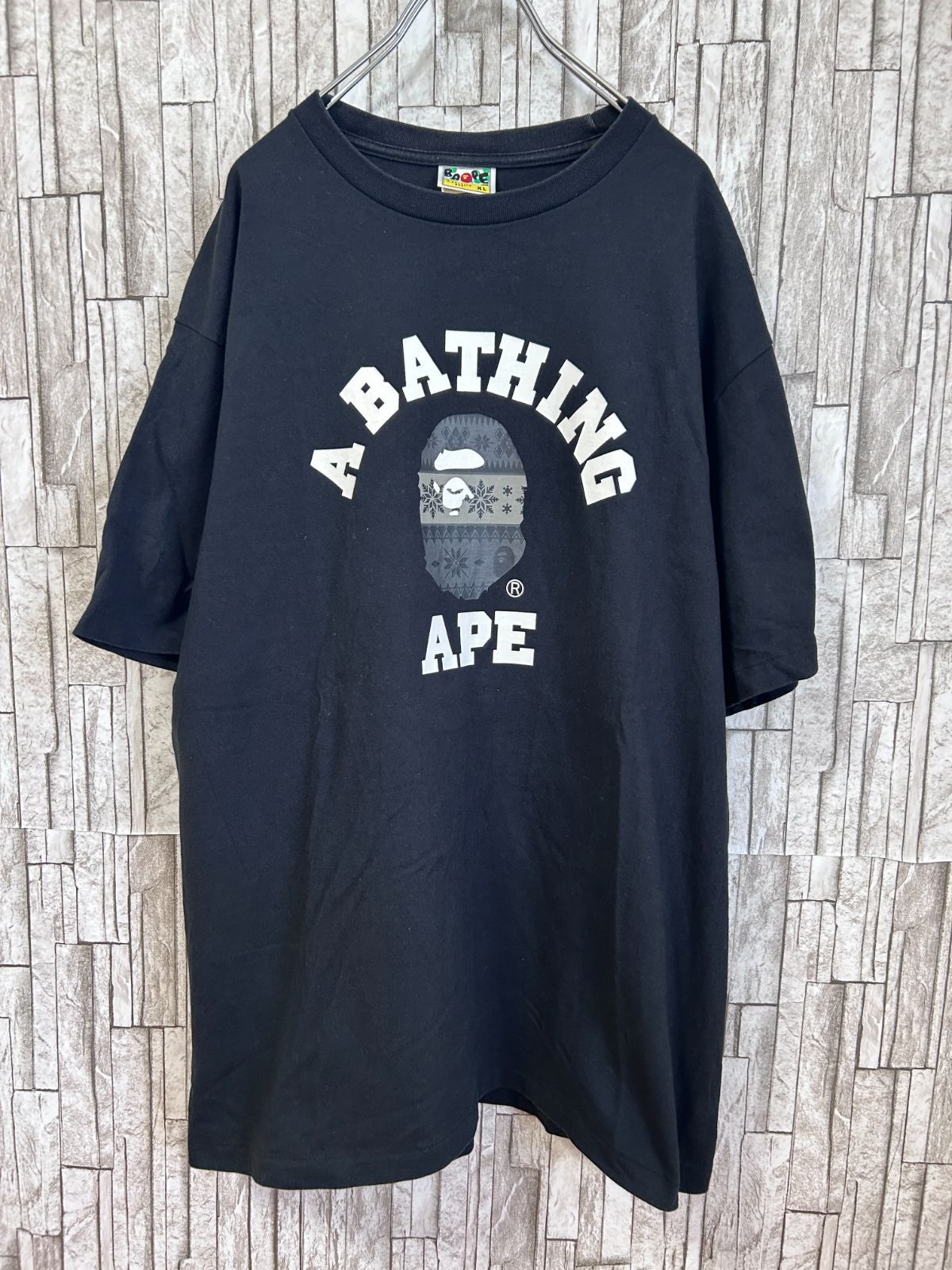 A BATHING APE BAPE ロゴTシャツ ブラック 黒 XLサイズ - メルカリ