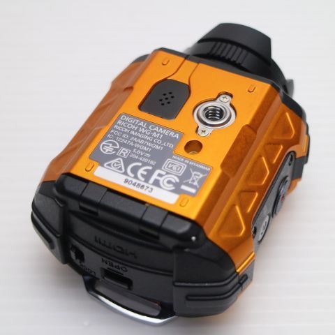 新品同様 WG-M1 オレンジ 即日発送 コンデジ RICOH 本体 土日祝発送OK