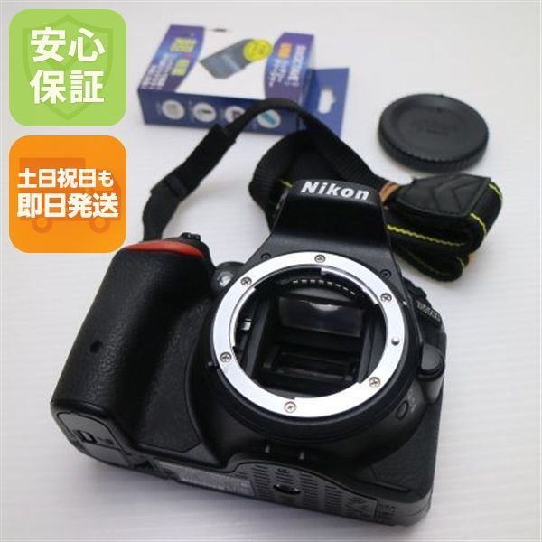 新品同様 D5500 ブラック 即日発送 一眼レフ Nikon 本体 土日祝発送OK 08000