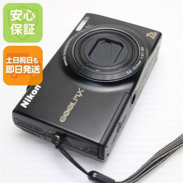 超美品 COOLPIX S6100 ノーブルブラック 即日発送 デジカメ Nikon デジタルカメラ 本体 土日祝発送OK 08000
