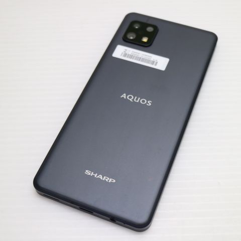 新品同様 SIMフリー AQUOS sense6 4GB 64GB SH-RM19 ブラック スマホ