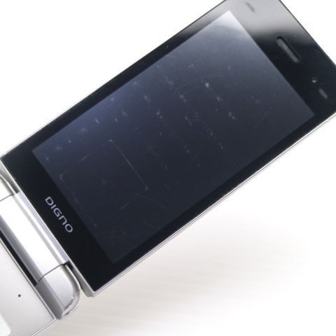 ☆ SoftBank DIGNOケータイ A202KC シルバー 良品中古 A202KC DIGNO ケータイ4 シルバー SOFTBANK ガラケー 京セラ