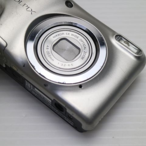 良品中古 COOLPIX A10 シルバー 即日発送 コンデジ Nikon 本体 土日祝