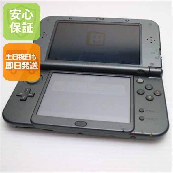 美品 Newニンテンドー3DS LL メタリックブラック 即日発送 game 任天堂 本体 土日祝発送OK 08000