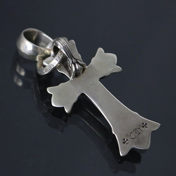 【鑑定済正規品】クロムハーツ スモールchクロス ベイル CHROME HEARTS 新宿店 クロムハーツ スモール ダブルCHクロス ウィズ