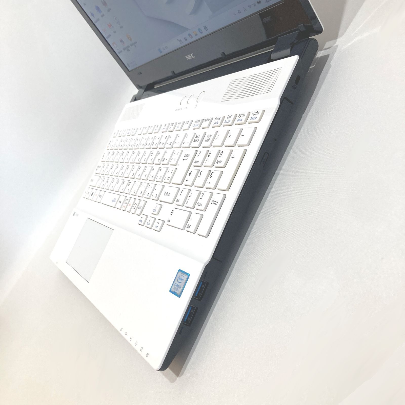 NECノートPC 白 D666-3 カメラ付 Win11 Office - メルカリ