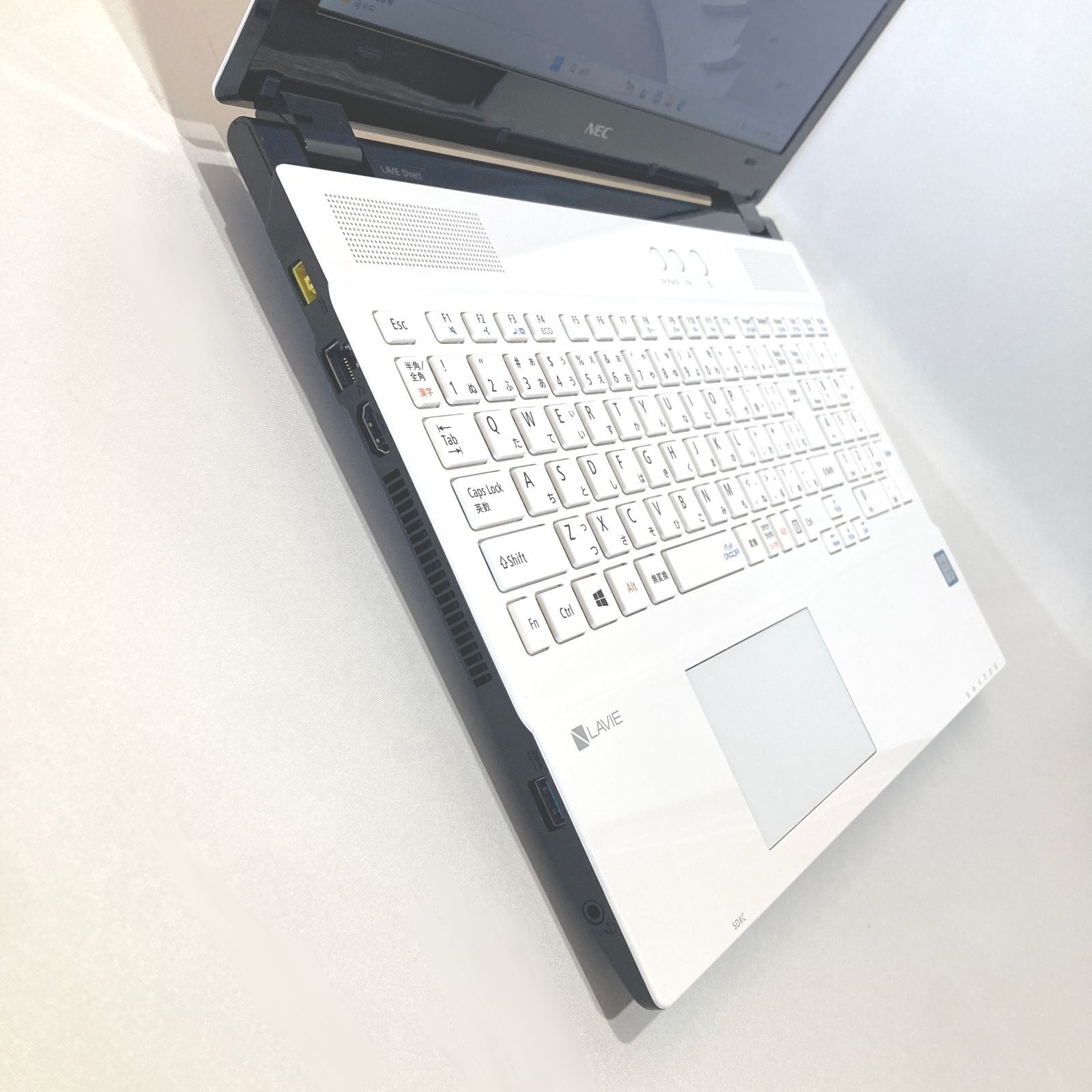 NECノートPC 白 D666-3 カメラ付 Win11 Office - メルカリ