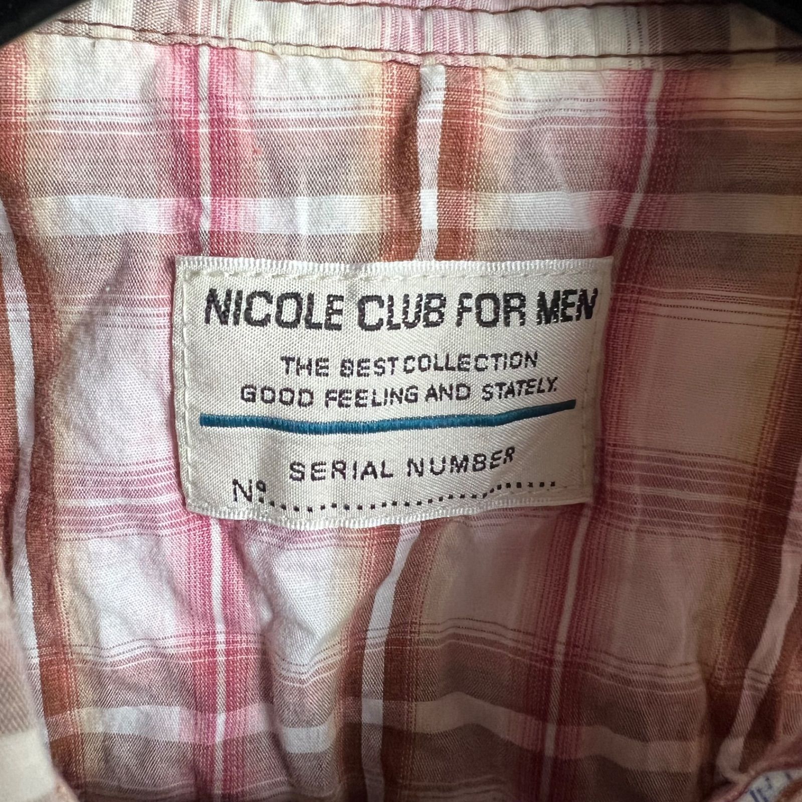 NICOLE CLUB FOR MEN 00s y2k archive pink Western shirts 48 L