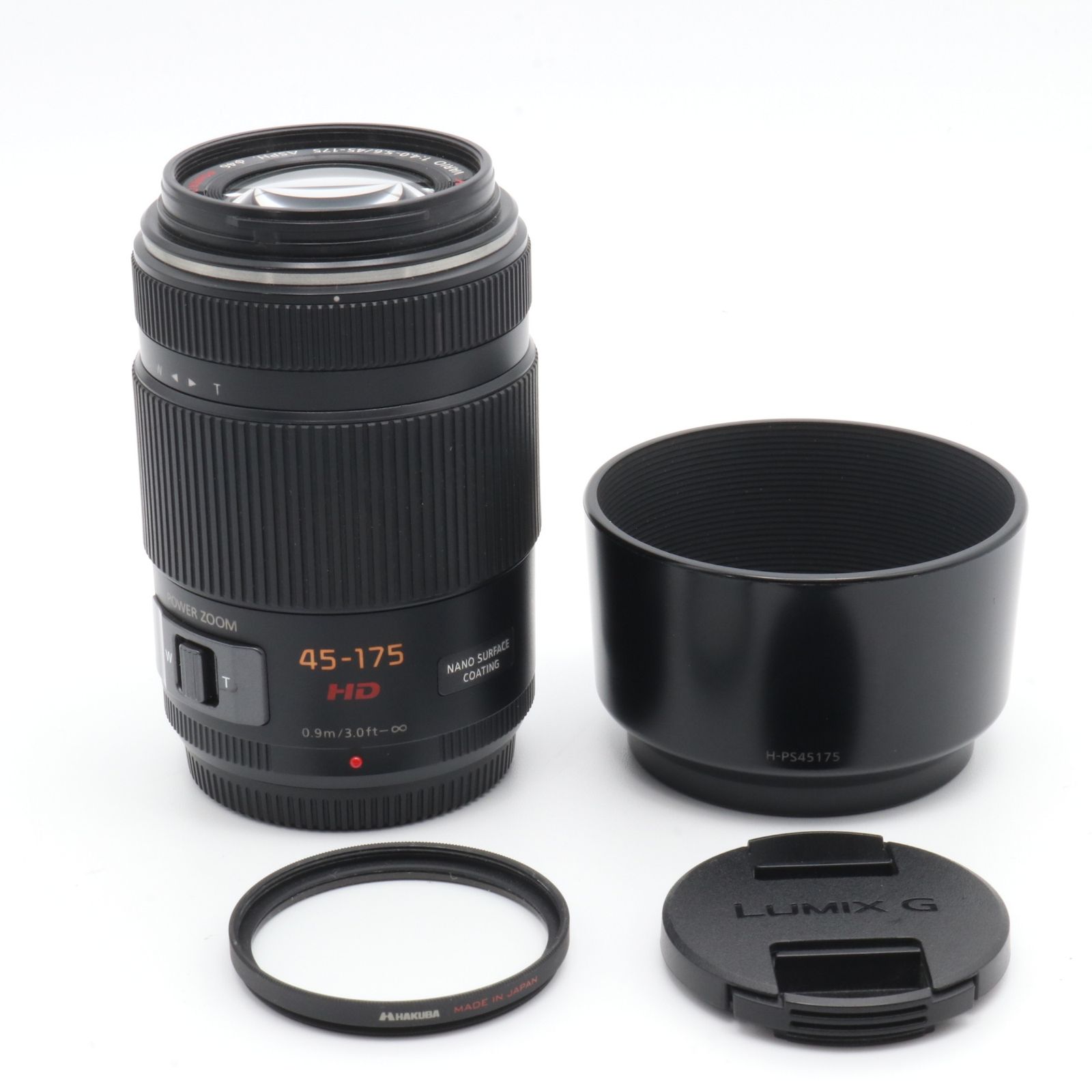 Panasonic G X VARIO PZ 45-175mm F4.0-5.6 ASPH.POWER O.I.S. ブラック 〔マイクロフォーサーズマウント〕
