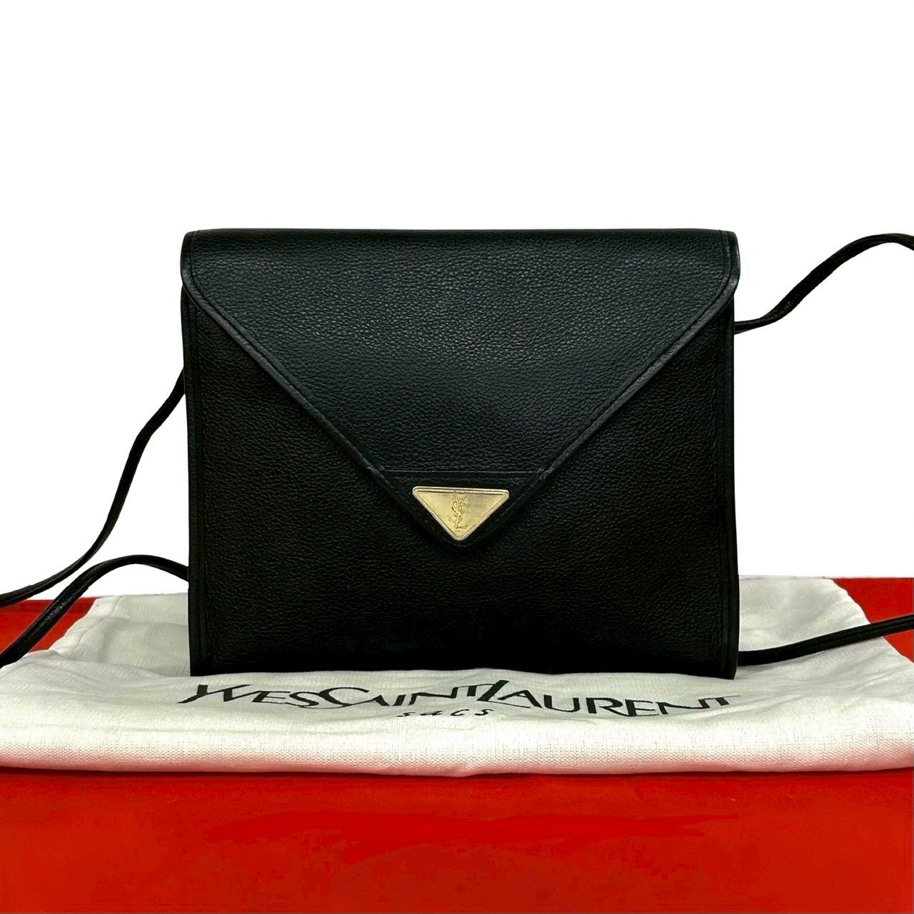 極 美品 袋付き YVES SAINT LAURENT イヴ・サンローラン ヴィンテージ