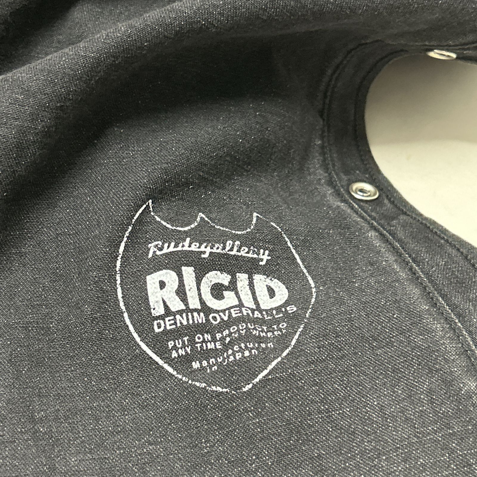 [浜館75-2318]　[店舗併売品] RUDE GALLERY ルードギャラリー ブラックデニム・ウエスタンシャツ サイズ：4 [中古品]