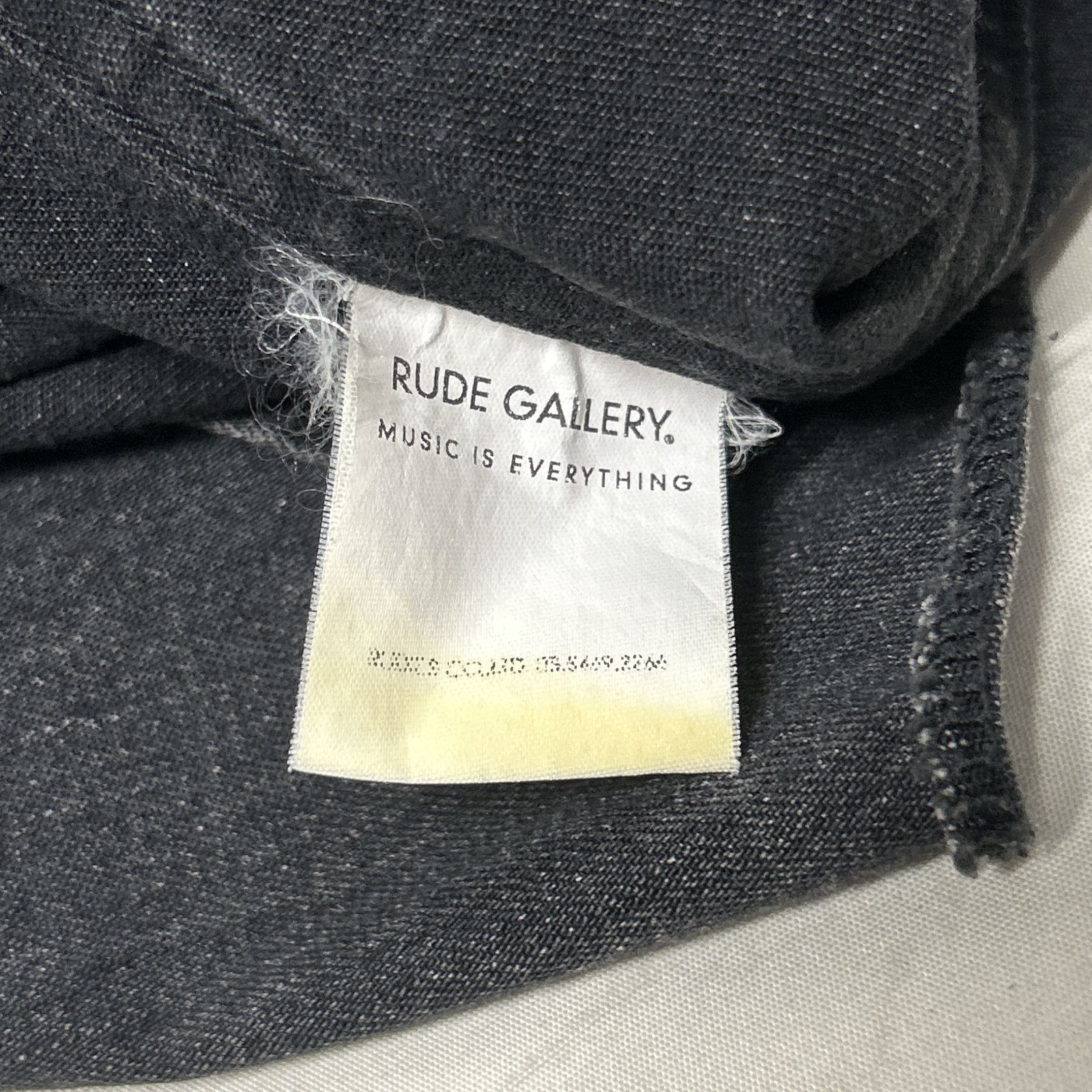 [浜館75-2318]　[店舗併売品] RUDE GALLERY ルードギャラリー ブラックデニム・ウエスタンシャツ サイズ：4 [中古品]