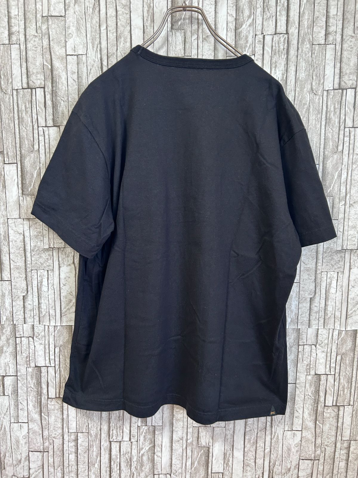 シザーマーク付】DENHAM デンハム Tシャツ 半袖 サイズ XL ブラック 黒
