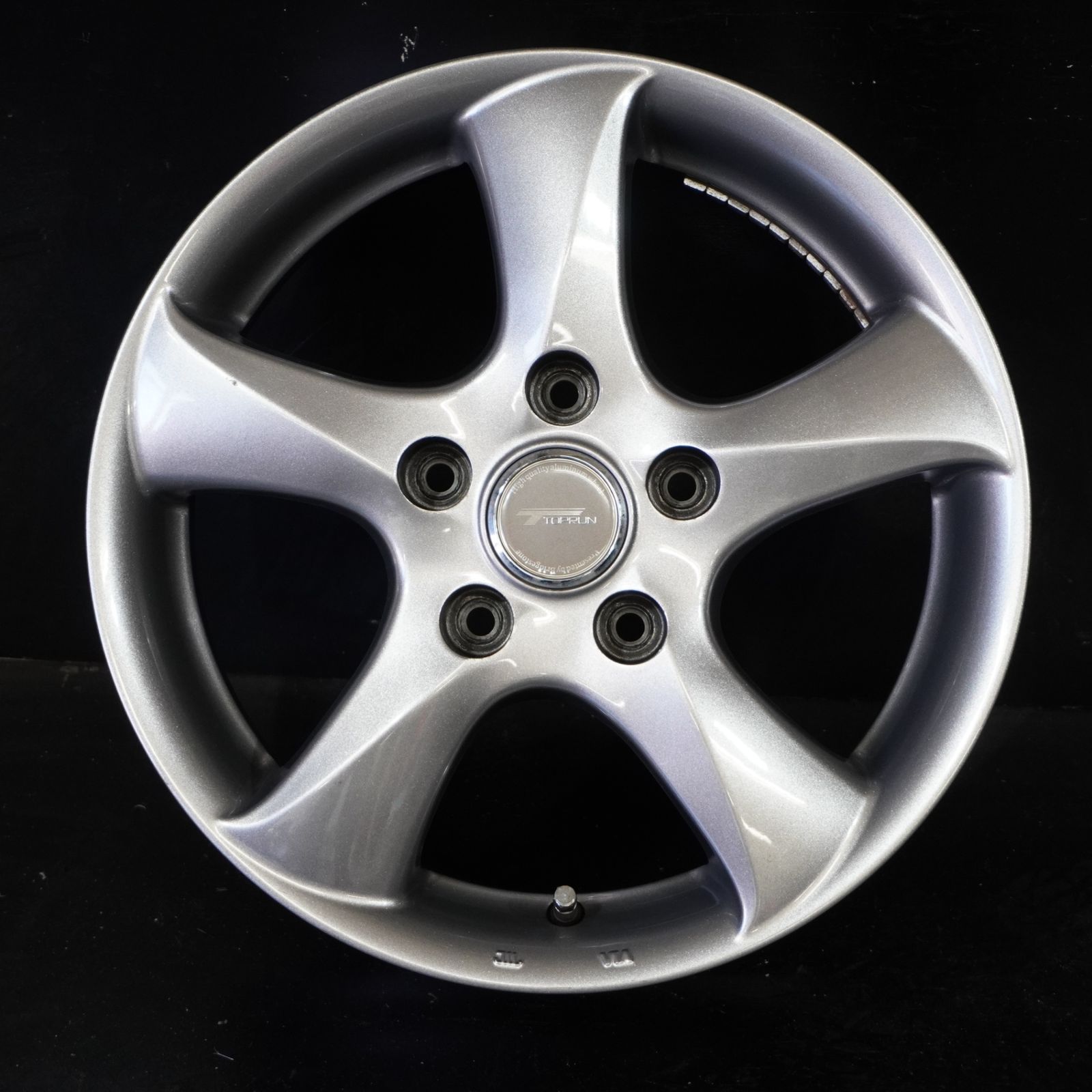 中古ホイール ブリヂストン TOPRUN 15インチ 4本セット 6J +45 5穴