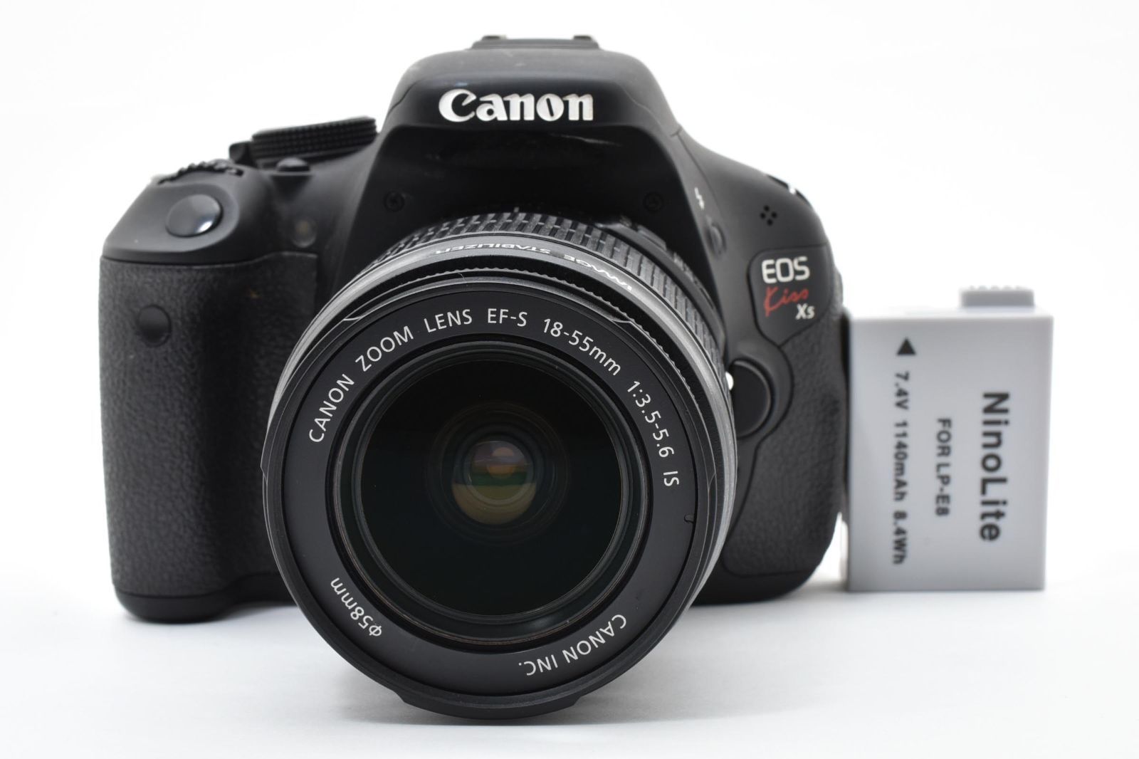 ★美品★ 《シャッター数 2207回》Canon キャノン EOS kiss X5 EF-S 18-55mm レンズセット デジタル一眼レフ #K138-5