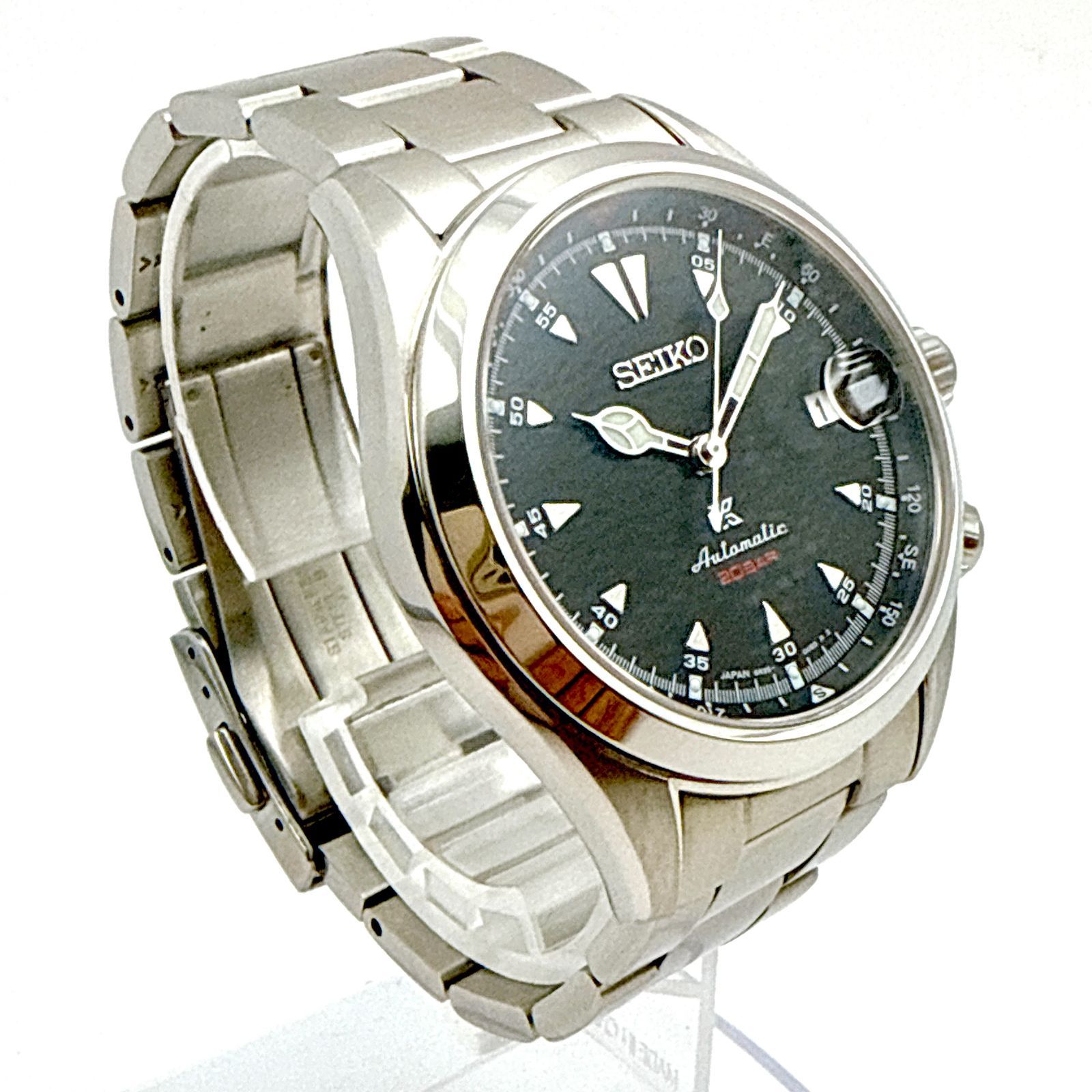 B154【美品・予備コマ有】 SEIKO PROSPEX Alpinist SBDC087 セイコー プロスペックス アルピニスト シャークトゥースインデックス 内転リング 自動巻き機械式 シースルーバック メンズウォッチ B154【美品・予備コマ有】 SEIKO PROSPEX Alpinist SBDC087 セイコー プロスペックス アルピニスト シャークトゥースインデックス 内転リング 自動巻き機械式 シースルーバック メンズウォッチ