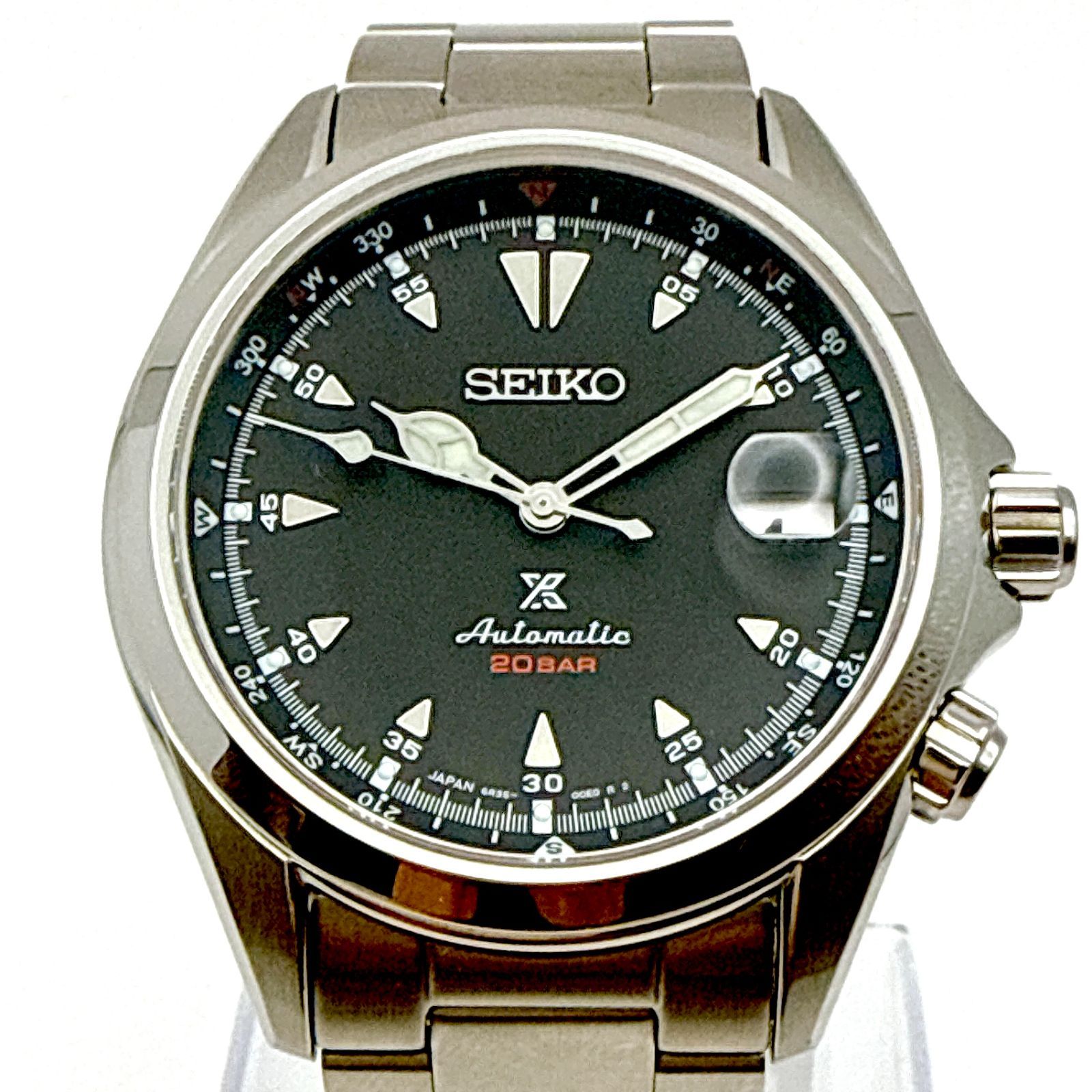 B154【美品・予備コマ有】 SEIKO PROSPEX Alpinist SBDC087 セイコー プロスペックス アルピニスト シャークトゥースインデックス 内転リング 自動巻き機械式 シースルーバック メンズウォッチ B154【美品・予備コマ有】 SEIKO PROSPEX Alpinist SBDC087 セイコー プロスペックス アルピニスト シャークトゥースインデックス 内転リング 自動巻き機械式 シースルーバック メンズウォッチ
