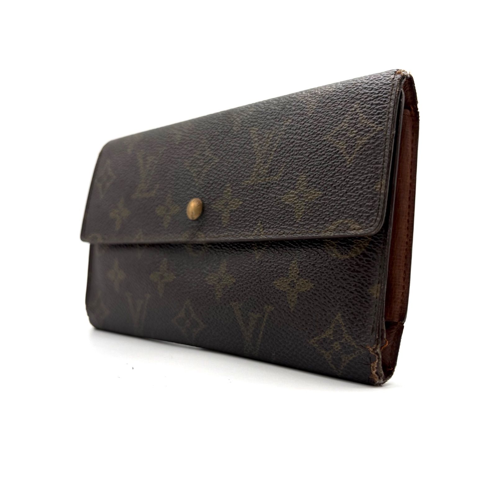 Louis Vuitton Monogram Porte Tresor International Unisex Tri-Fold Wallet ルイヴィトン モノグラム ポルトトレゾール インターナショナル 3つ折り財布 男女兼用