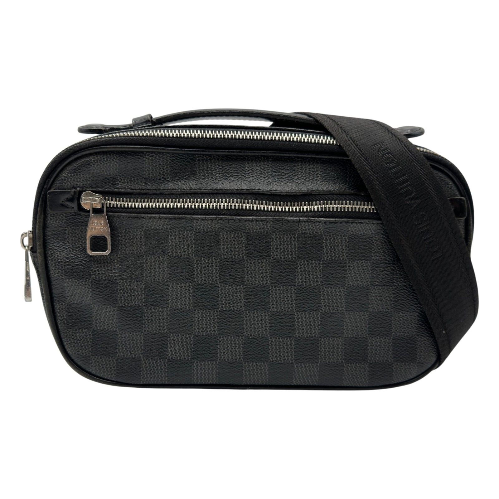 ルイ・ヴィトン LOUIS VUITTON アンブレール N41289 ブラック/グレー ダミエグラフィット/レザー メンズ ボディバッグ