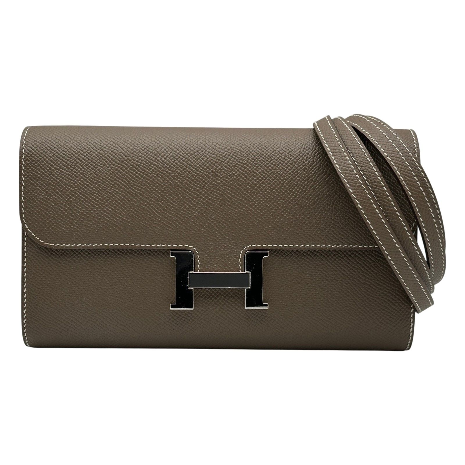 エルメス HERMES コンスタンストゥーゴー U刻 エトゥープ シルバー金具 