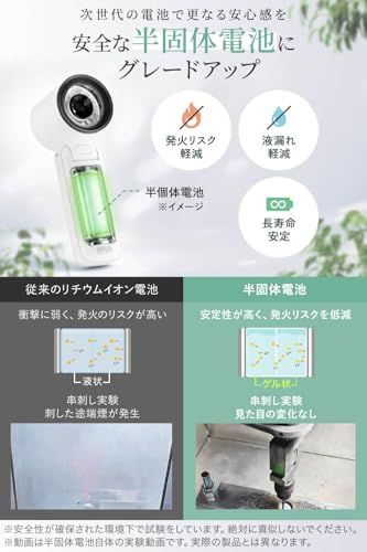 サンワダイレクト ハンディファン 【2026年 半固体電池】 強力 3WAY 首掛け 手持ち 卓上 USB-C充電式 風量5段階調整 角度調整 ストラップ付き 小型 軽量 ディスプレイ表示 ブルー 400-TOY049BLe b8c1ab55
