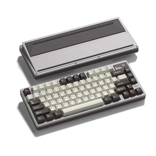 Womier SK71 Pro ゲーミングキーボード 75%、ワイヤレスメカニカルキーボード、CNcアルミニウム製、8000mAh大容量バッテリー、Bluetooth/2.4G/有線接続、QMK/VIA対応、ホットスワップ対応、RGB ライト b6673b0b