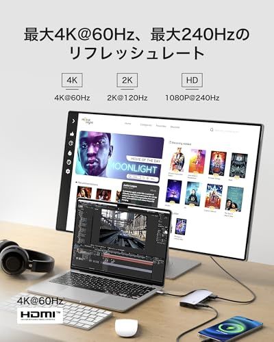 Belkin Connect USB-C イーサネット ハブ 6-in-1 DDR200対応 メモリカード2倍速 4K@60Hz 100W PD充電対応 5G高速データ転送 HDMIポート USB C 3.2 & USB-A 3.2 SDカー 4a456879 Belkin Connect USB-C イーサネット ハブ 6-in-1 DDR200対応 メモリカード2倍速 4K@60Hz 100W PD充電対応 5G高速データ転送 HDMIポート USB C 3.2 & USB-A 3.2 SDカー 4a456879