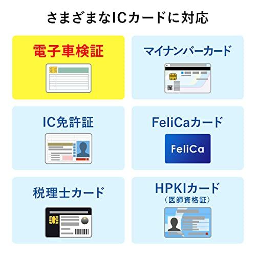 サンワサプライ ICカードリーダライター 非接触型【電子車検証/マイナンバーカード/IC免許証/FeliCaカード/税理士カード/HPKIカード(医師資格証)対応】 Windows・Mac両対応 ADR-MNICU3t 530c6ee7 サンワサプライ ICカードリーダライター 非接触型【電子車検証/マイナンバーカード/IC免許証/FeliCaカード/税理士カード/HPKIカード(医師資格証)対応】 Windows・Mac両対応 ADR-MNICU3t 530c6ee7