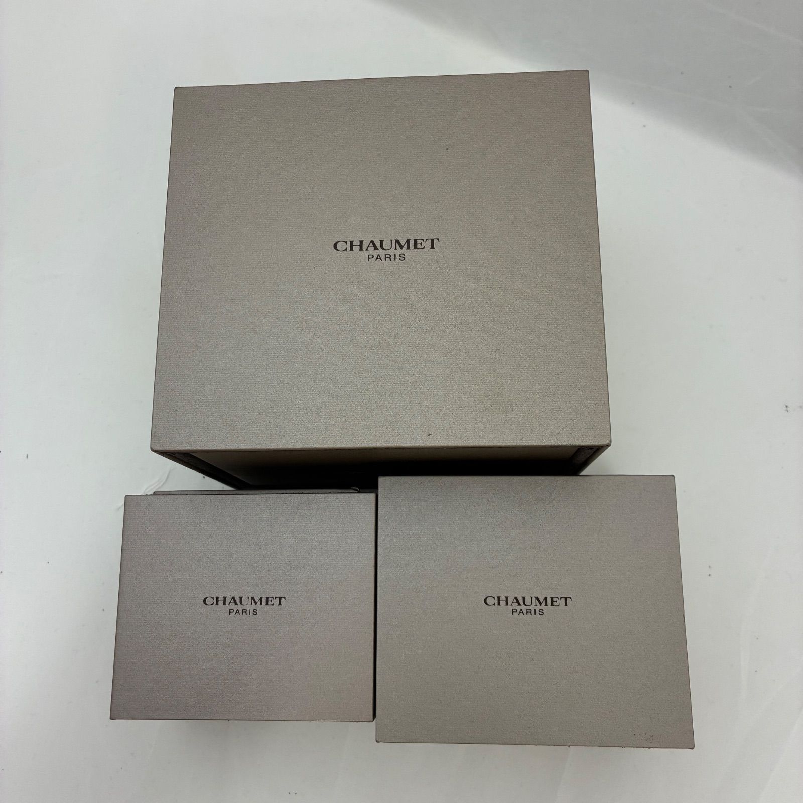 CHAUMET ショッパー&ボックス セット　空箱 ショーメ CHAUMET > 箱 空箱 時計ボックス ジュエリーボックス - メルカリ