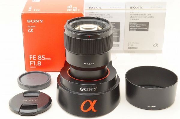 ☆美品☆ Sony ソニー FE 85mm F1.8 SEL85F18 元箱 付属品 ♯26052506 34,970円