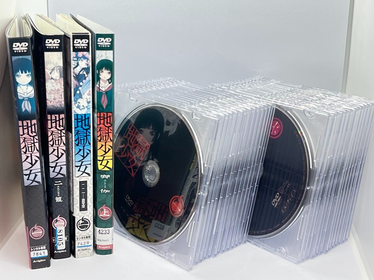 レンタル版・全巻セット】DVD 地獄少女 第1期～4期 全28巻セット