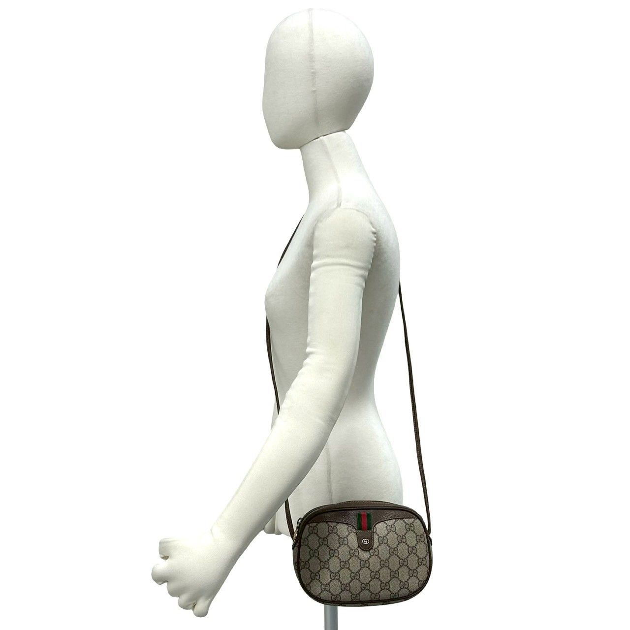 極 美品 GUCCI グッチ オールドグッチ ヴィンテージ シェリーライン GG
