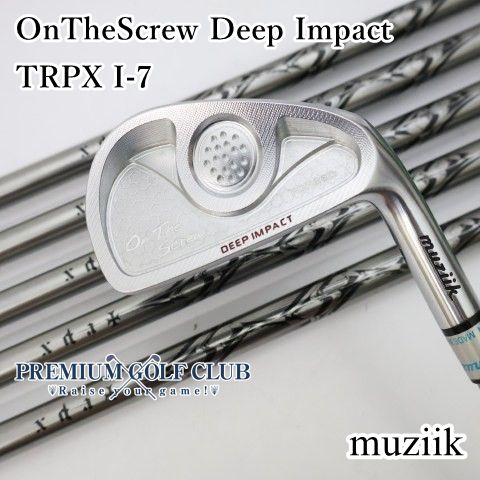 【中古】[Bランク] アイアンセット ムジーク OnTheScrew Deep Impact/TRPX I-7/★/24[2607]